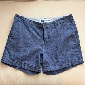 Old Navy Women's Denim Blue Bermudas